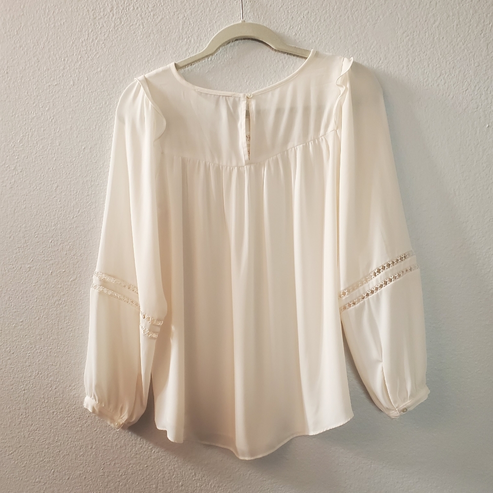 LOFT Peasant Style Blouse - Picture 3 of 6